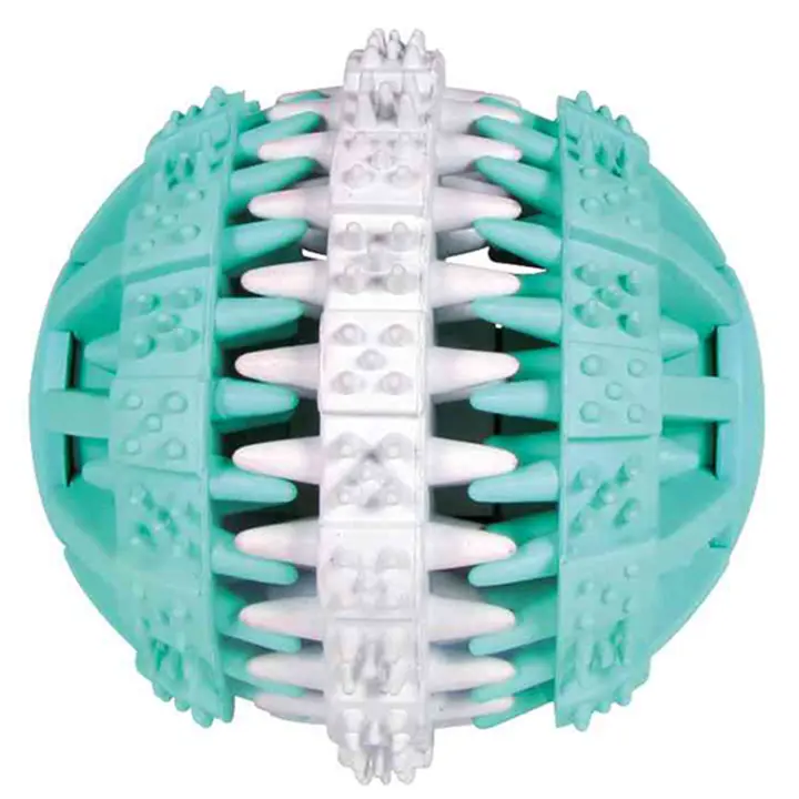 Trixie Pelota con Pinchos Menta Denta Fun para Perros  Juguete para Perros - 1
