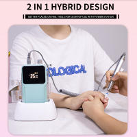 Máquina De Uñas Eléctrica Profesional Recargable 35000RPM Accesorios De Uñas Pulidora De Gel De Uñas Bajo Ruido Con Carga USB - details 3