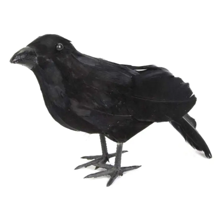 Repelente De Pájaros Negro Corazón De Águila Decoración Exterior Para Jardín Control De Plagas Pigeon Repellent Material De Plástico - 1