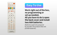 Control Remoto Universal RM-L1130+X Compatible Con Todas Las Marcas De TV LED LCD 3D Inteligente Sin Cable IR - details 3