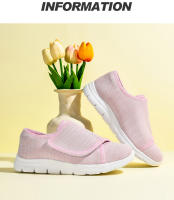 Zapatos Casuales Para Mujer Con Pies Anchos Y Enrojecidos Alivio Del Dolor Ajustables Y Confortables Para Diabéticos Antideslizantes Y Transpirables - details 5