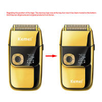 Kemei KM-2028 Afeitadora Eléctrica Recargable De Metal Toda Metal Afeitadora Para Hombres Cuchilla De Acero Inoxidable Recargable Por USB Con Recortador - details 0