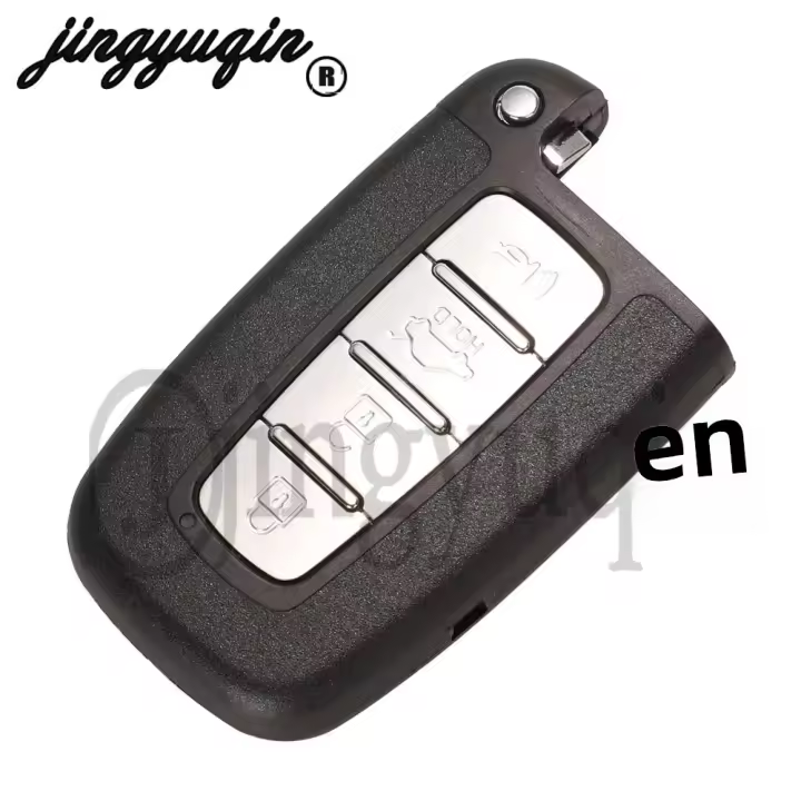 Carcasa De Llave Remota Inteligente Jingyuqin Para Hyundai IX35 Sonata 8 Elantra Kia K2 K5 Sportage Forte Con 2/3/4 Botones Repuesto De Carcasa De Llave - 1