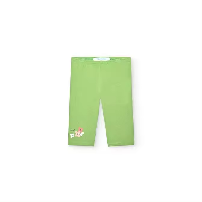 Boboli - Leggings Corto - Estampado Alegre - Verde Vibrante - Niña - 1