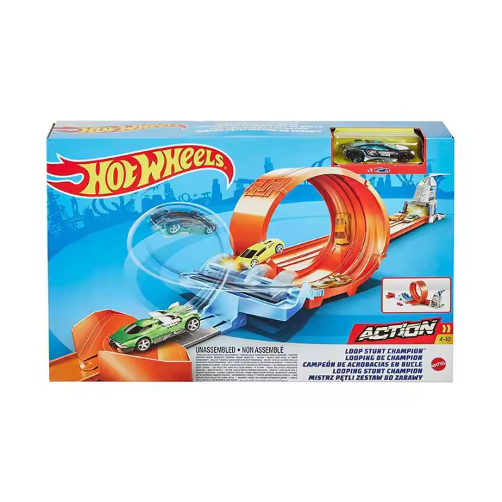 Mattel Hot Wheels Campeón Acrobacias Looping - 1