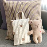 Bolso De Diaper Para Mamá Con Organizador De Bolsas Pequeño Estilo Cuadros Cierre De Cremallera Material De Tela Accesorios Para Bebés Estilo OIMG - details 3