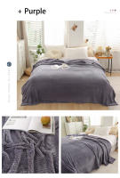 Manta De Lona Flannel 300GSM Para Camas Suave Cálida Y Fluffy Faux Fur Mink Cubierta De Sofá En Color Sólido Manta De Escritorio - details 23