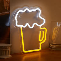 Lámpara De Neón LED Chi-buy Para Vaso De Cerveza Con Encendido USB Decoración 3D Para Pared Para Game Room Dormitorio Sala De Estar - details 2