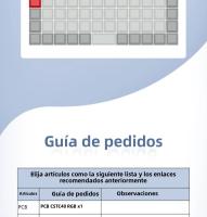 Teclado Mecánico RGB CSTC40 40% Con Software VIAL Hot Swappable Y Firmware De Macro Tipo C Planck Para Escritorio Y Laptop - details 6