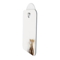 Espejo De Ducha De Acrílico Anti Niebla Para Hombres Espejo De Aseo Para Viajes Sin Niebla Espejo De Baño 13*17cm Accesorios - details 7