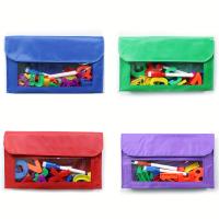 Bolsa De Almacenamiento Magnética Para Pizarra Blanca Aids De Aprendizaje Para Clase Bolsa Magnética De PVC Eco-amigable Rectangular Multiusos - details 3