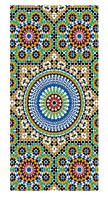 J.S ONDO Toalla de baño , Toalla de Playa, ESTAMPADO DE MANDALAS Mosaicos Toalla Microfibra Prevención de Arena, Toallas de Playa Ligera y de Secado Rápido, Aplicable a Playa, Viajes, Sauna, Gimnasio 90*170cm - details 2