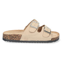 Davinia Shoes Sandalia Plana de Mujer, con Planta de Anatomica de Bio, y Hebillas, Primavera Verano 2021 Shoes&Blues.es 1AY-1056-Beige - details 1