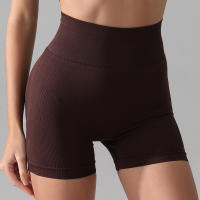 Pantalones De Yoga Para Mujer DPSTGYM Sin Costuras Para Correr Ciclismo Y Gimnasia Shorts De Tres Puntos Ajustados - details 1