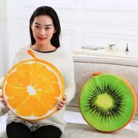 Cojines Redondos Para Sillas Cómodos Almohadillas De Asiento Estilo Moderno Con Patrón De Jardín De Frutas Divertidas Para Comedor Al Aire Libre - details 16