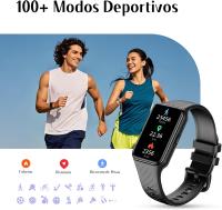 Smartwatch, Reloj Inteligente Hombre Mujer,  Reloj Inteligente Mujer, Diseño Fino, Oxímetro, Podómetro, Sueño, Pulsometro, Compatible con Android iOS, Pulsera Actividad Impermeable IP67 - details 2