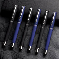 Bolígrafo De Gel WQN Con Punta De 0.7mm Fina Y Suave Tinta De Alta Calidad Para Firma Y Oficina Color Carbono Negro Y Azul - details 0