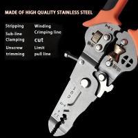 Tijeras De Cable Multiusos De Acero De Carbono Durable Herramienta De Corte Para Todas Las Tareas Eléctricas Con Mango Recto - details 9