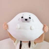 Nueva Adorable Peluche De Señorón En Algodón Sastre Juguete De Lobo Marino Suave Regalo Kawaii Para Dormir Y Abrazar - details 13