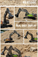 Huina 1721 Mini Excavadora De Aleación Para Niños Juguete De Simulación Para Niños De Edad Varón Vehículo De Ingeniería Resistente Caídas Con Gancho Manual Escala 1:50 - details 3