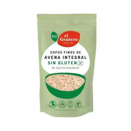 Copos de Avena Integral SinGluten Bio 500g El Granero Integral - 1