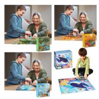Puzzle De Dinosaurios Y Oceanos 100 Piezas Juguete De Preescolar Regalo Para Cumpleaños Navidad Halloween Acción De Gracias - details 0
