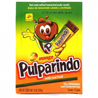 De la Rosa Pulparindo Mango Tamarindo display de 20 unidades! 280gr/10oz - Dulce de Tamarindo salado y enchilado - details 1