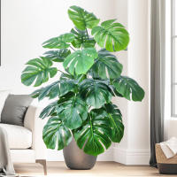 Planta Artificial De Hojas De Monstera Deliciosa Pothos Alocasia 40-103cm Decoración Festiva Para El Hogar Y La Oficina - details 5