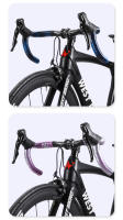 Cinta De Manillar Para Bicicleta WEST BIKING Antideslizante Textura Pulida Ligera Accesorios De Carreras Barra De Manillar EVA - details 12