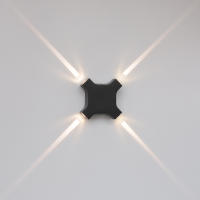 Lámpara De Pared LED12W Impermeable Para Exterior Iluminación De 4 Lados Para Jardín Y Courtyard Iluminación Decorativa Exterior - details 2