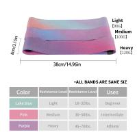 Banda Elástica De Resistencia Para Glúteos Bellos Antideslizante Para Yoga Y Squat Fitness Estiramiento De Tensión En Forma Circular - details 0