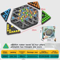 Juego De Ajedrez Triangular Educativo Juego De Puzle Para Mesa Juego Para 2-4 Jugadores Juego De Partido Educativo Para Niños Mayores De 7 Años - details 17