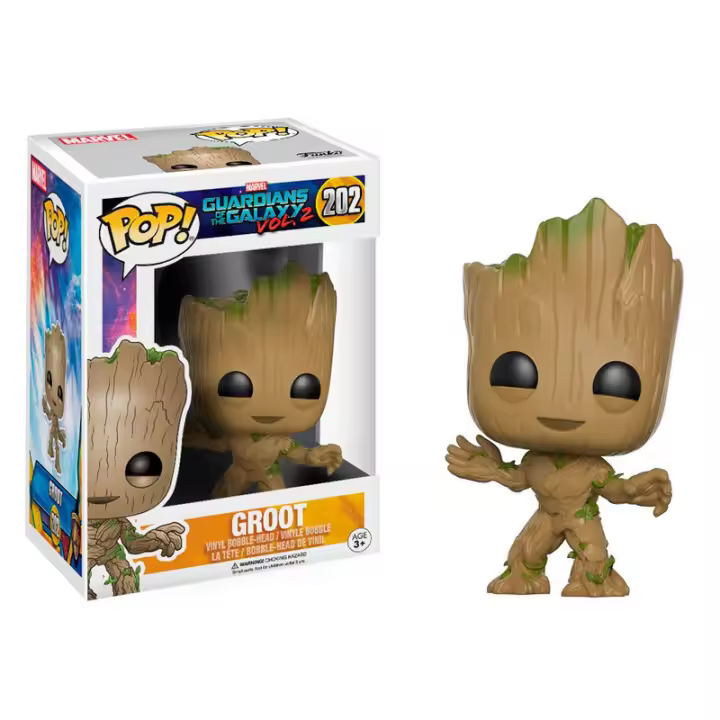 Figura Pop Guardians Of The Galaxy Groot-Figura de Vinilo Coleccionable - Idea de Regalo- Mercancia Oficial - Juguetes para Niños y Adultos - Movies Fans - Muñeco para Coleccionistas y Exposición - 1