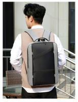 Mochila Impermeable para Hombre, Morral Antirrobo con Luz Trasera, Informal, Bolsa de Viaje, Ordenador Portátil de 15.6 Pulgadas, Accesorio de Negocios - details 16