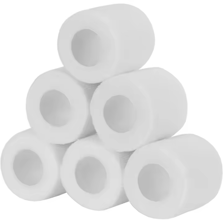 Cinta Adhesiva de 5 cm x 4,5 m, Cinturón Deportiva, autoadhesiva para Dedos de muñecas1 (Blanca) - 1