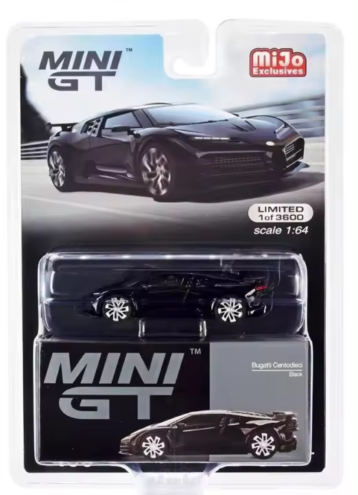 Mini GT Bugatti Centodieci Negro - 1