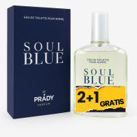 3 UNIDADES (2+1 Gratis) SOUL BLUE Eau de Toilette para Hombre 100ml Prady Fragancia inspirada en otros perfumes Pour Homme Colonia - details 1
