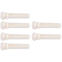 6 unids material de hueso real acústica Guitarras puente Pasadores con perla Conchas dot - details 1