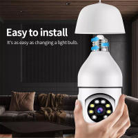 Ycc365 plus Cámara De Seguridad Con Luz De Vigilancia Nocturna Visión En Color Automática Seguimiento Humano Zoom Monitor De Bebé Wifi Bombilla E27 IP Cámara De Red Para Interior - details 2