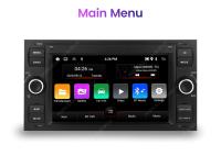 Radio De Coche Android 13 Para Ford Focus 2 S-MAX C-MAX Kuga Fiesta Fusion 2004-2007 Navegación GPS Reproductor Multimedia Con Carplay Inalámbrico ROM 32G RAM 2G Pantalla Táctil 7'' - details 3