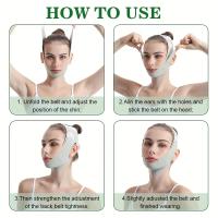 Cinta Reductora De Cara Reutilizable Para Mujeres Modeladora De V-Line Elevador De Barba Y Pecho Straps De Masaje Facial Herramienta De Cuidado De La Piel Beauty Tools - details 0