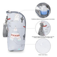 Bolsa Portátil Para Botella De Alimentos Para Bebés Aislamiento Térmico Calentador De Botellas De Alimentación Para Mami Bolsa Colgante Para Carrito De Compras - details 2