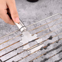 Herramienta De Limpieza Multifuncional Para Barbacoa En Acero Inoxidable Escáner De Ralladura Duradero Y Resistente Al Desgaste Para Malla De Barbacoa - details 1