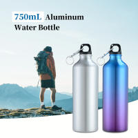 Botella De Agua De Aluminio 750mL Resistente Al Desbordamiento Para Ciclismo Deporte Viaje Correr Camping Con Tapa Reutilizable - details 8