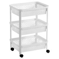 LILI HOME Cesta Apilable con Ruedas - Modelo Emma Tamaño: 4 alturas 40 x 30 x 79 cm / 3 alturas 40 x 30 x 58 cm.  Fabricadas con materiales duraderos y fáciles de limpiar, diseñadas para un uso prolongado. - details 2