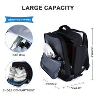 Mochara de viaje para Mujer, mopila multifuncionales de gran capacidad, Bolso Escolar para estudiantes masculinos, viaje
Bolsa de equipo - details 2