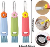 Juego de cepillo de limpieza de tapa de taza 3 en 1-Limpiador de tapa con cepillo, cepillos multifuncionales, eficientes y duraderos para Gap3-Pack de botellas - details 0