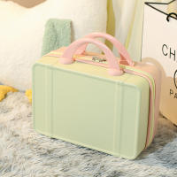 Maleta retro portáthil de 14 pulgadas para equipamiento, estuches para Cosméticos, Maleta Pequeña, mini Maleta de Recuerdo de 16 pulgadas, Caja de contraseña Liviana, Caja de viaje - details 0