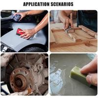 Paquete De 15 Hojas De Papel De Herramienta De Abrazadera 9x11 Pulgadas Para Metal Madera Polvo De Automóviles Impermeable Con Carbonato De Silicio - details 6