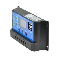 Controlador PWM 100A 12V 24V Automático Para Sistema Solar Carga De Panel Solar 2-USB 5V Con Pantalla LCD Accesorio Para Sistema Solar - details 10